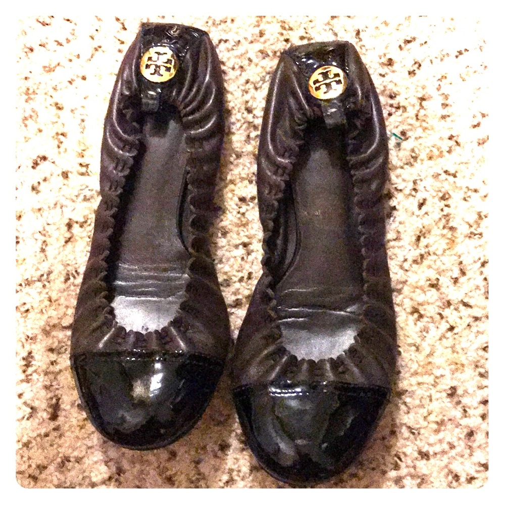 Brown Tory Burch flats